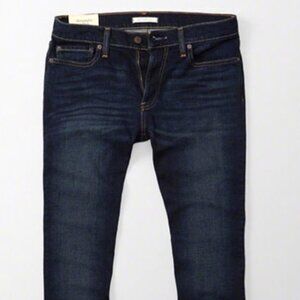 Abercrombie & Fitch Dark Blue Slim Straight Jeans